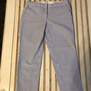 J. Crew seersucker capris
